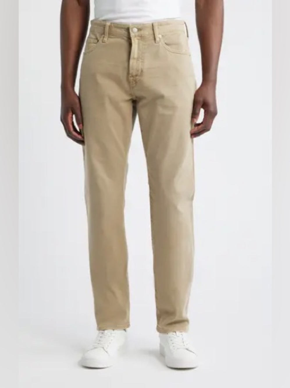 Adriano Goldschmeid Everett Slim Straight Leg Jeans tan pants men’s size 34X28